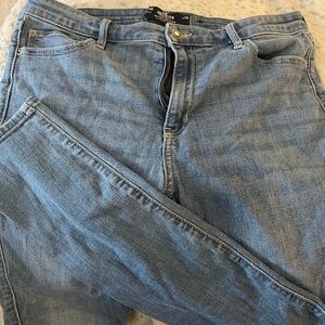 Hollister Light Blue High-Rise Jeans